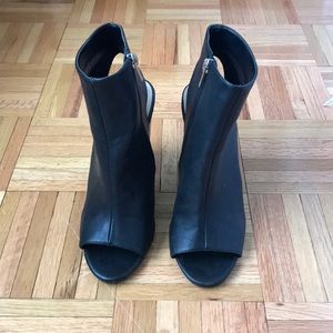 Open Toe Heeled Booties